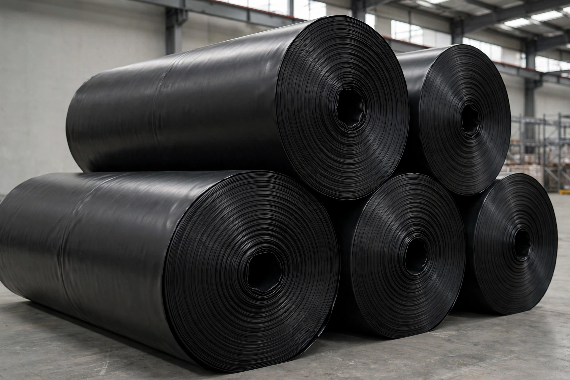 HDPE geomembrane rolls